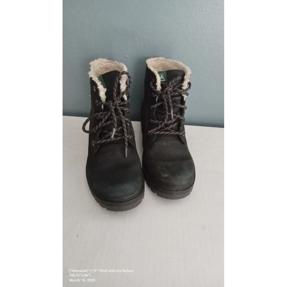 Kamik Ankle Boots Waterproof Winter‎ Lined Lace Up Black Boots